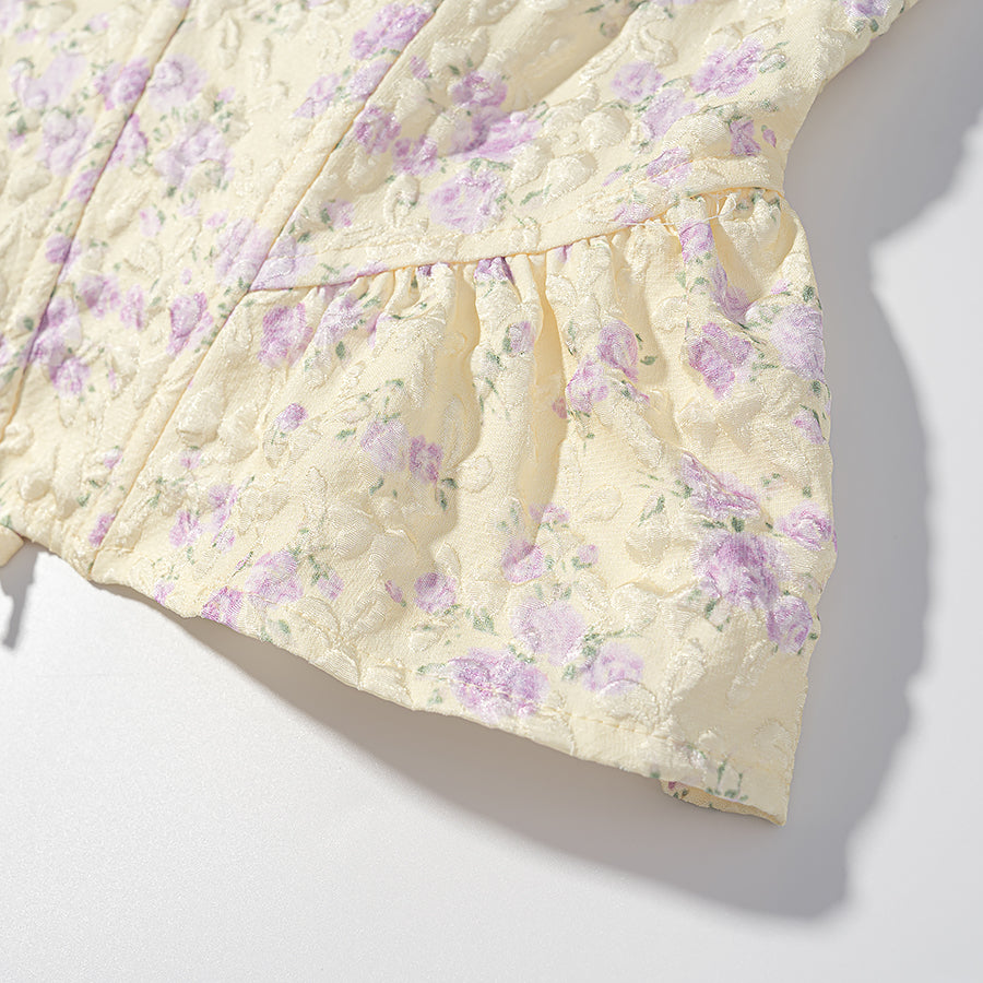 Summer Floral Corset Lingerie