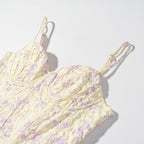 Summer Floral Corset Lingerie