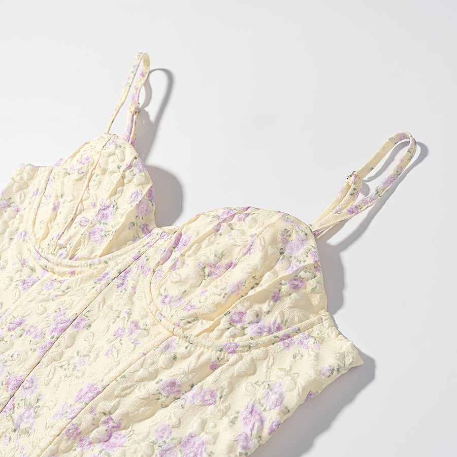 Summer Floral Corset Lingerie