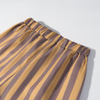 Women Clothing Summer Simple Striped Shirt Loose Casual