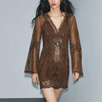 Women's Slip Long Sleeve Dress