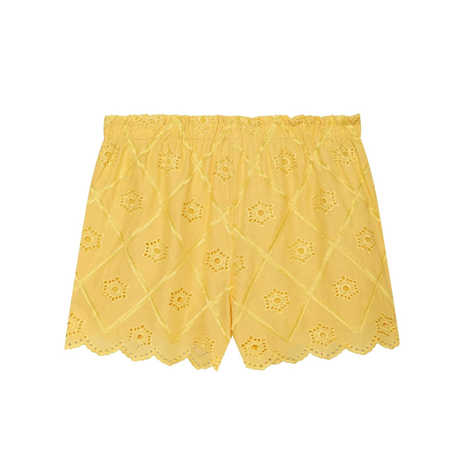 Women Solid Color Summer Embroidered Short Sets