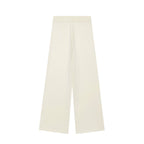 Women Clothing Summer Casual Simple Striped Patchwork Top Knitwear Wide Leg Pants