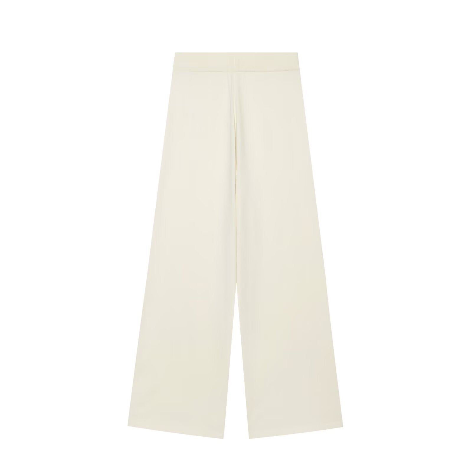 Women Clothing Summer Casual Simple Striped Patchwork Top Knitwear Wide Leg Pants