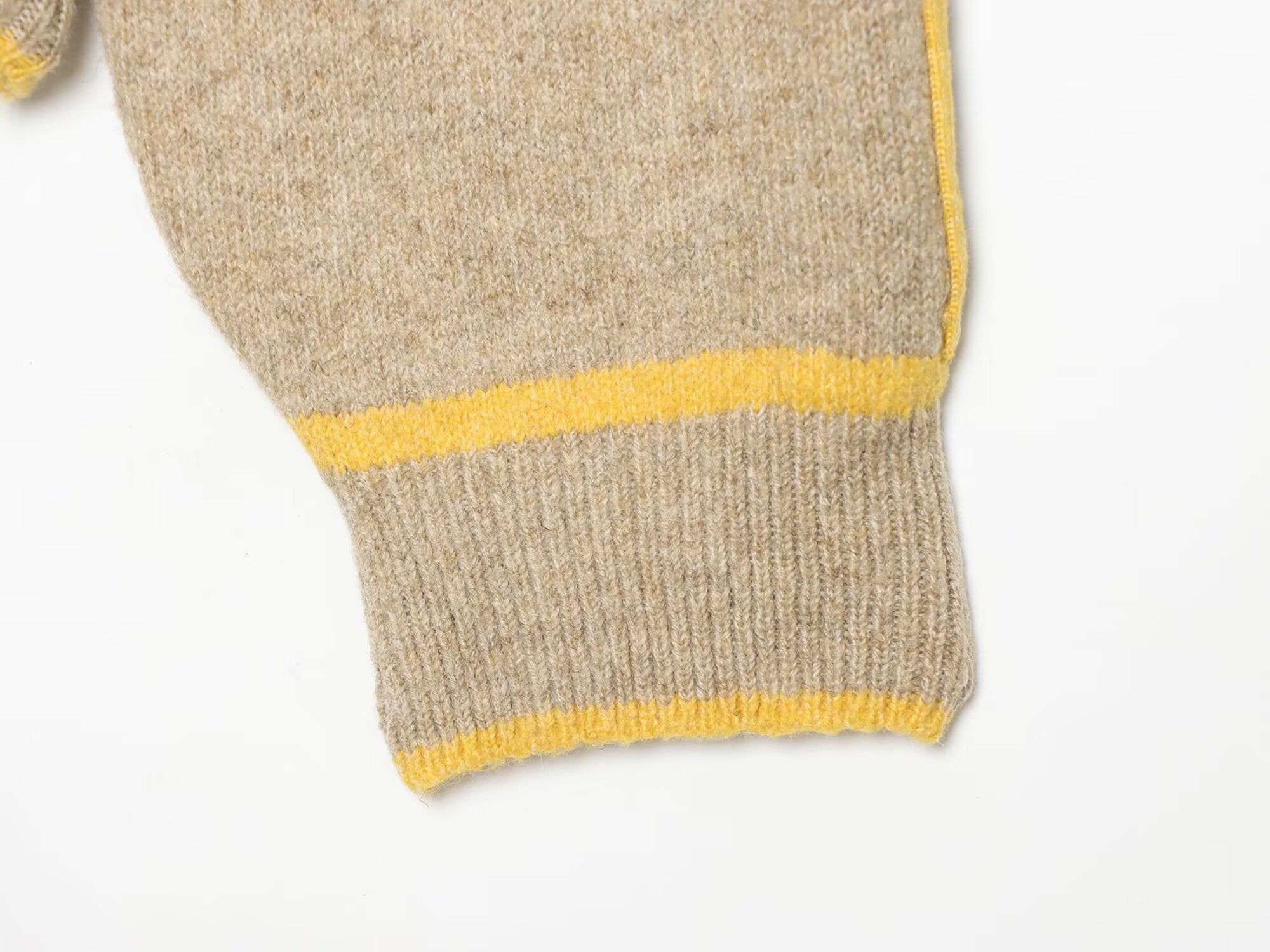 Contrast Color Casual Knitting Women Office All Matching