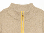 Contrast Color Casual Knitting Women Office All Matching