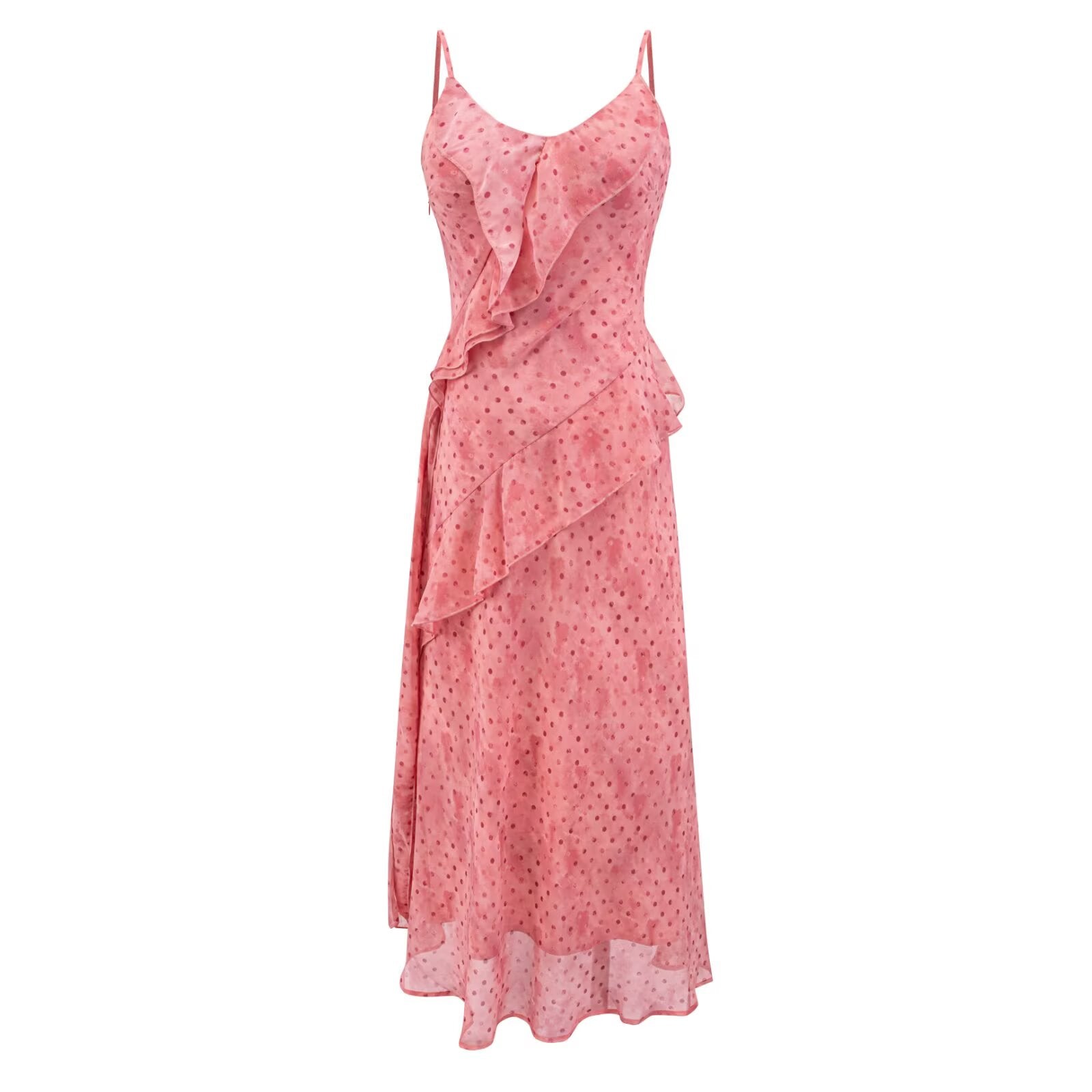 Women's Maxi Polka Dot Dress