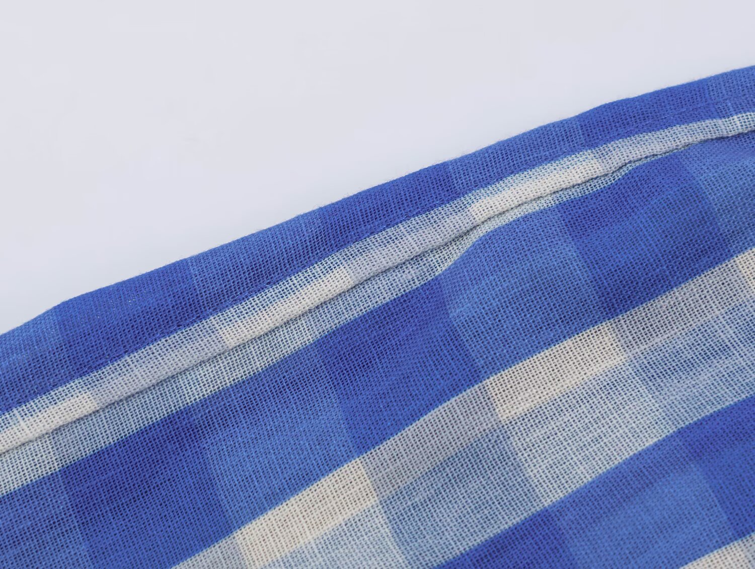 Office Polo Collar Stripes Trench Coat Women Blue