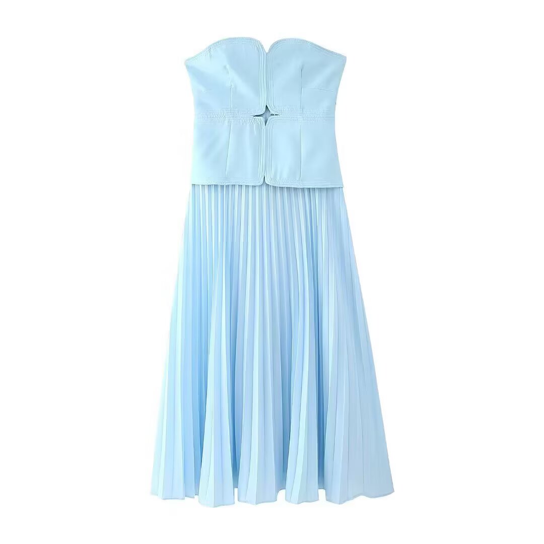 Women's Pleated Summer Dress