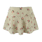 Summer Wind Women Clothing Plaid Floral Print Printed