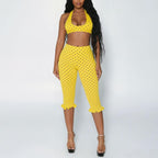Women Sexy Polka Dot Casual Set