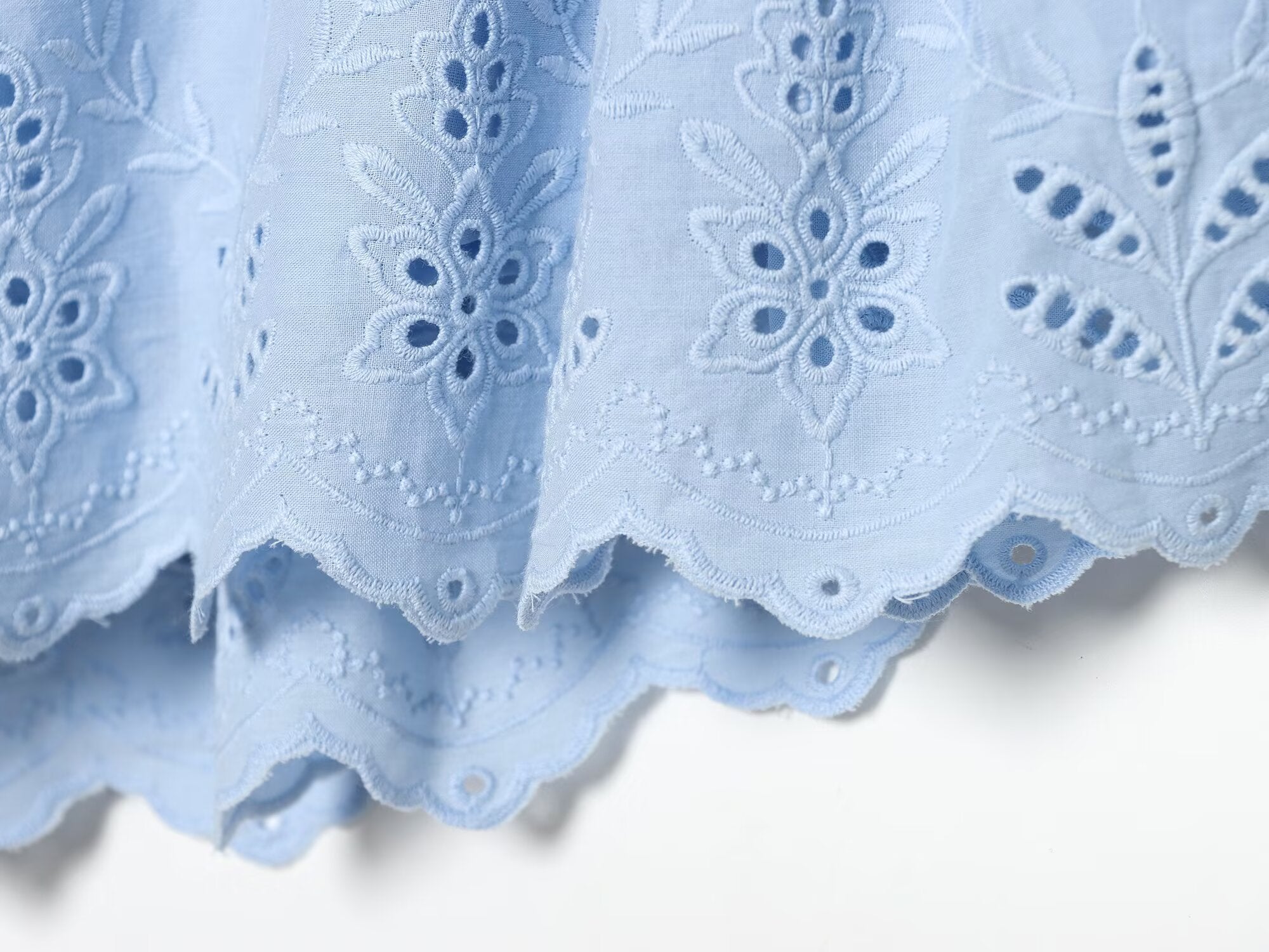 Women Clothing Summer Embroidered Strap Top Embroidered Shorts Sets