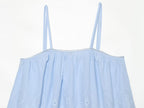 Women Clothing Summer Embroidered Strap Top Embroidered Shorts Sets
