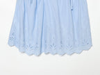 Women Clothing Summer Embroidered Strap Top Embroidered Shorts Sets