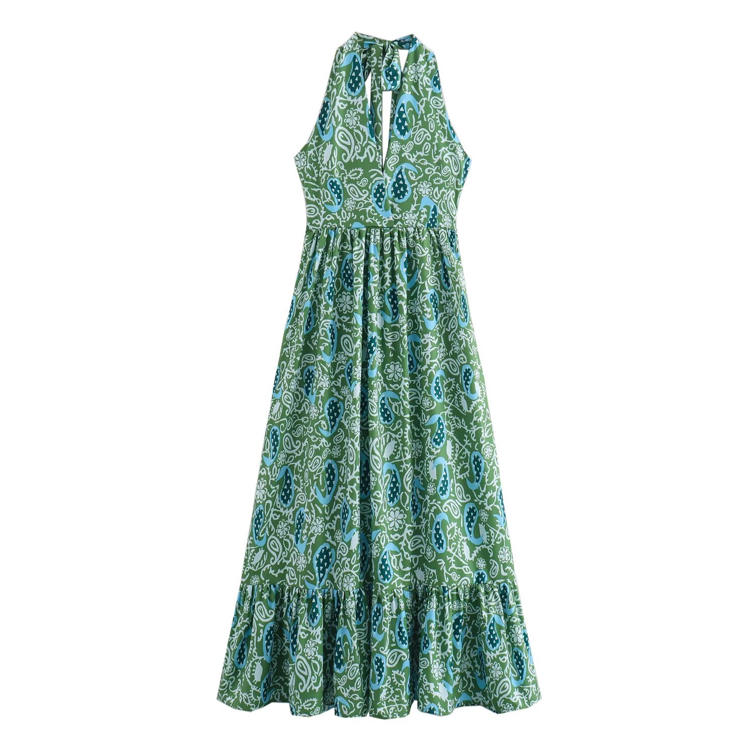 Women's Halter Floral Dress
