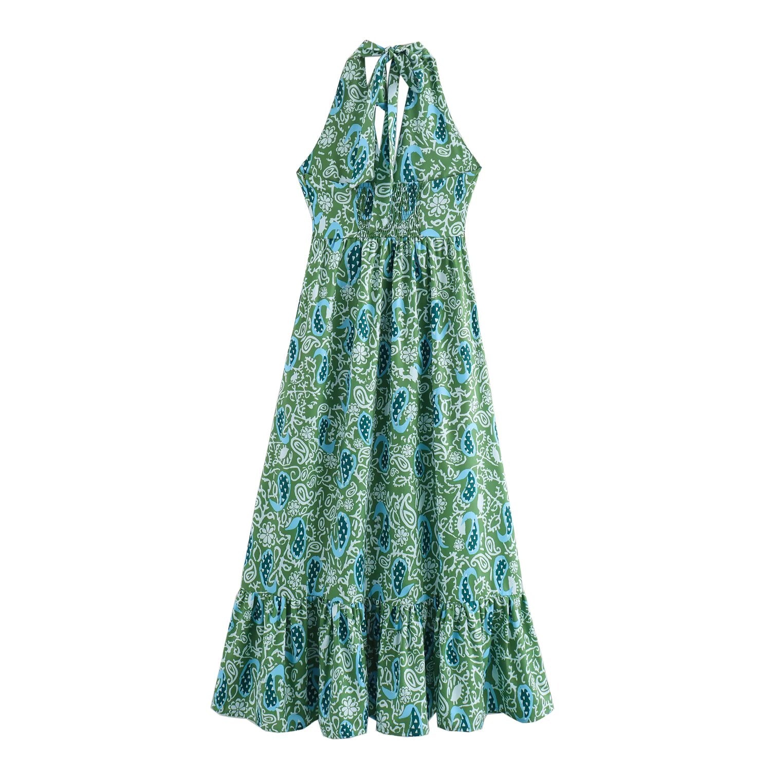 Women's Halter Floral Dress