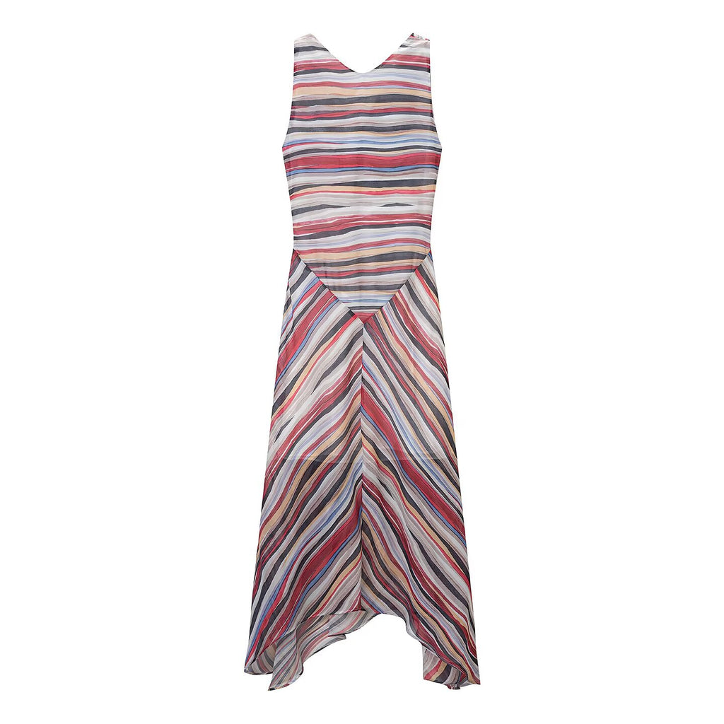Women's Midi Striped Dress