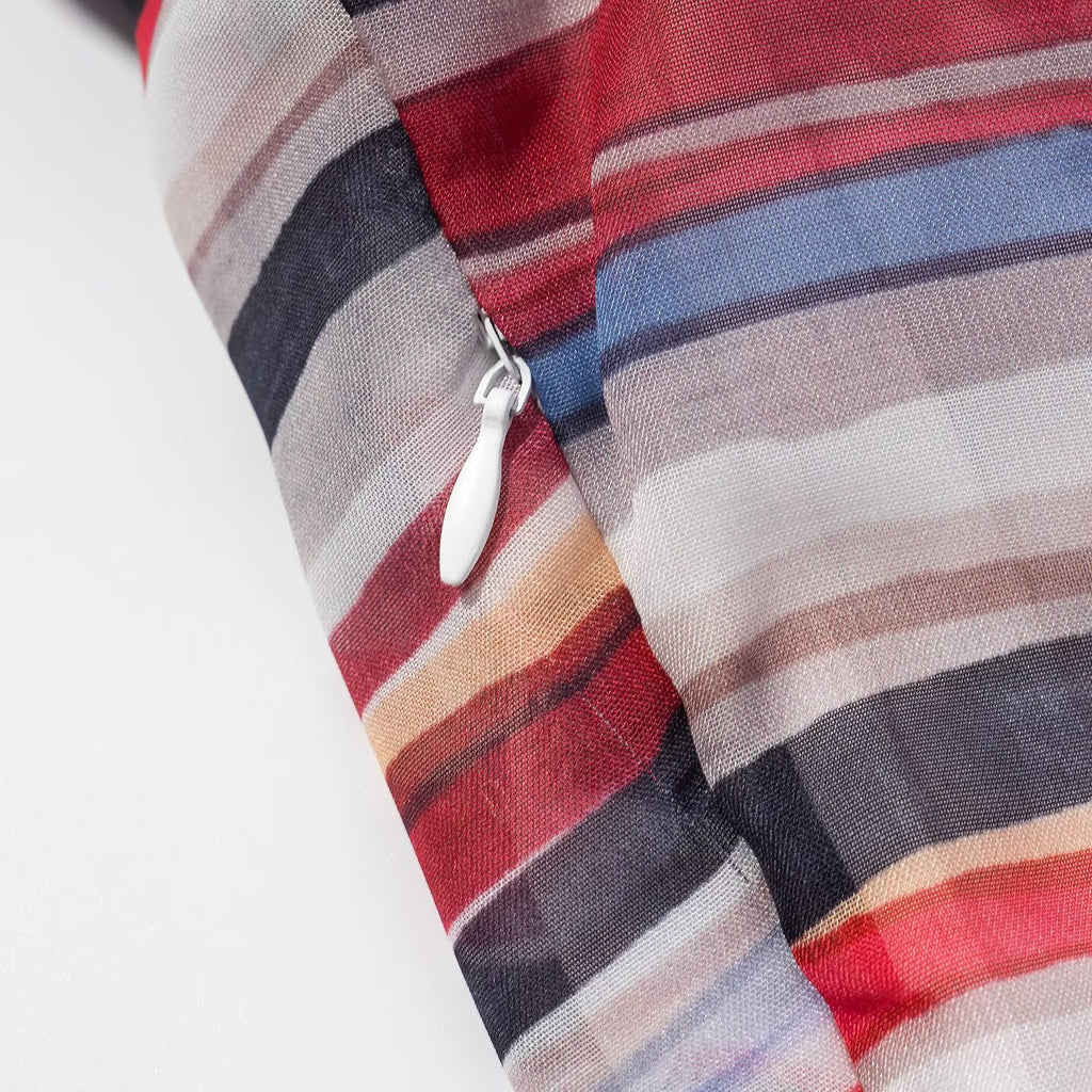 Women's Midi Striped Dress