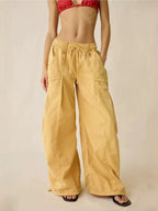 Women WL Pants Spring Autumn Street Hipster Loose Casual