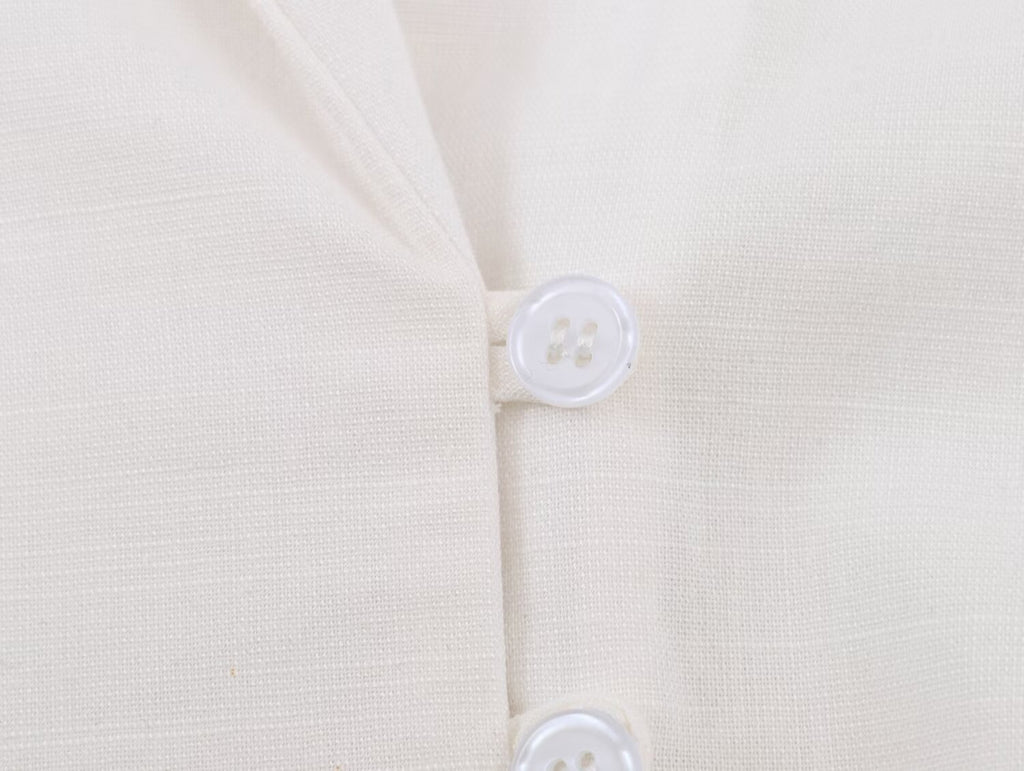 Women Spring Solid Button Top Shirt Pant Sets