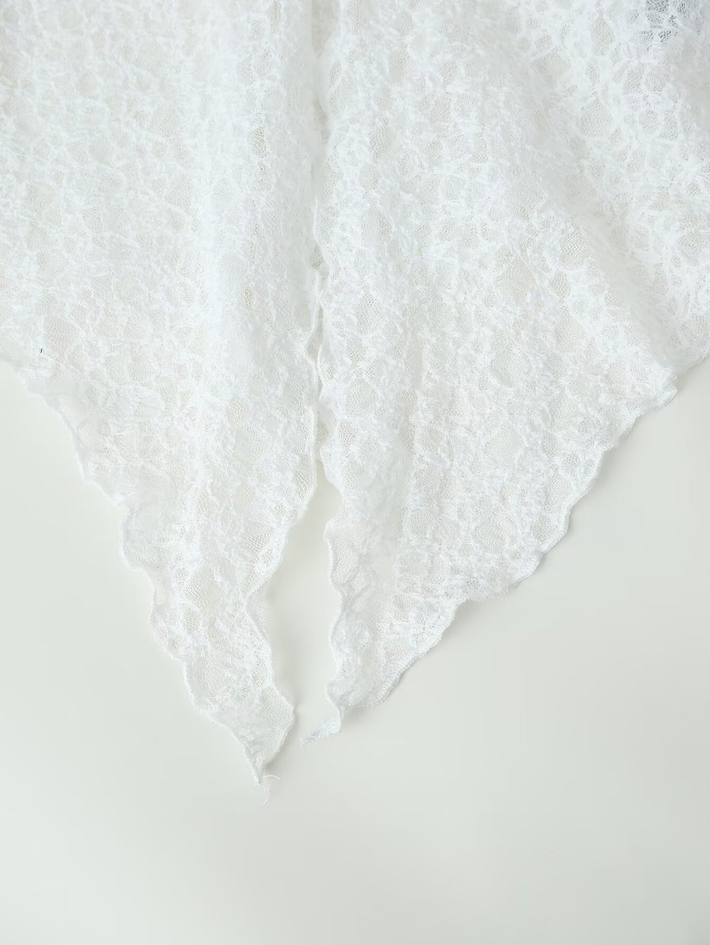 Women's Asymmetric Halter Lace Top