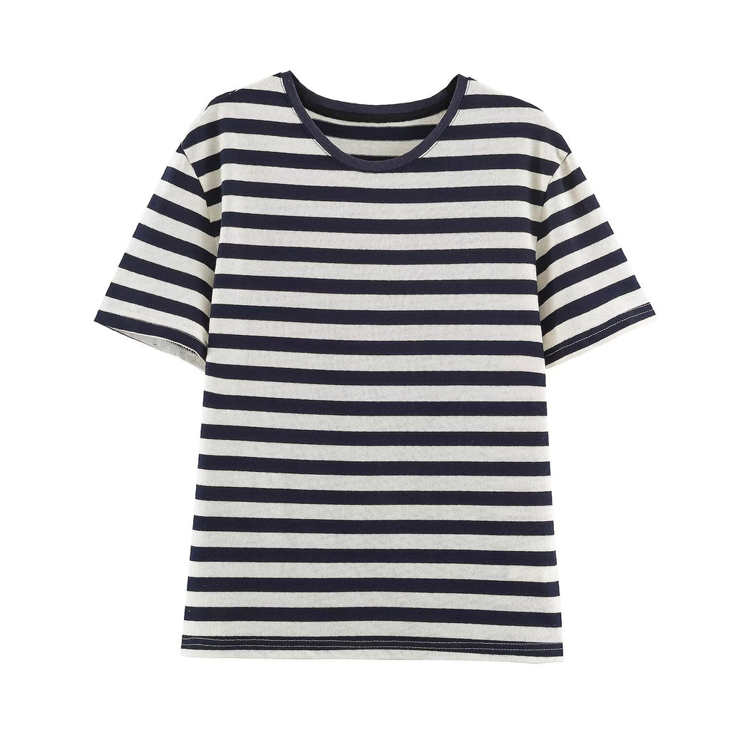 Women Clothing Elegant Short Sleeve round Neck Straight