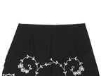Summer Blended Embroidered Top Casual Shorts Sets