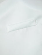 Women Clothing Office Small Stand Collar Faux Pocket