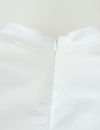 Women Clothing Office Small Stand Collar Faux Pocket