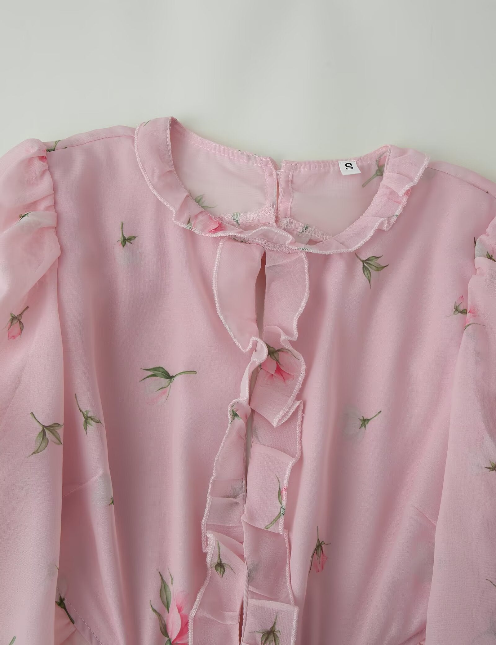 Women's Floral Chiffon Dress