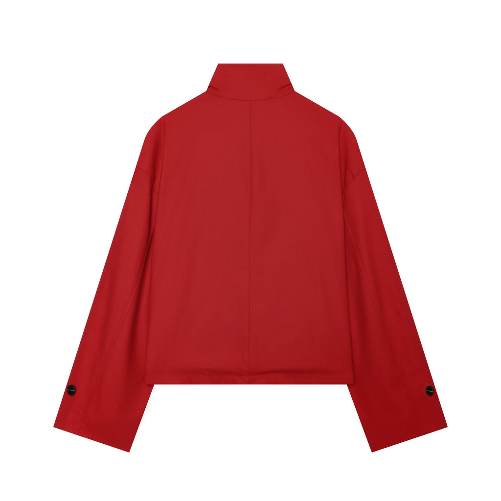 Women Clothing Simple Loose Single Breasted Casual Long