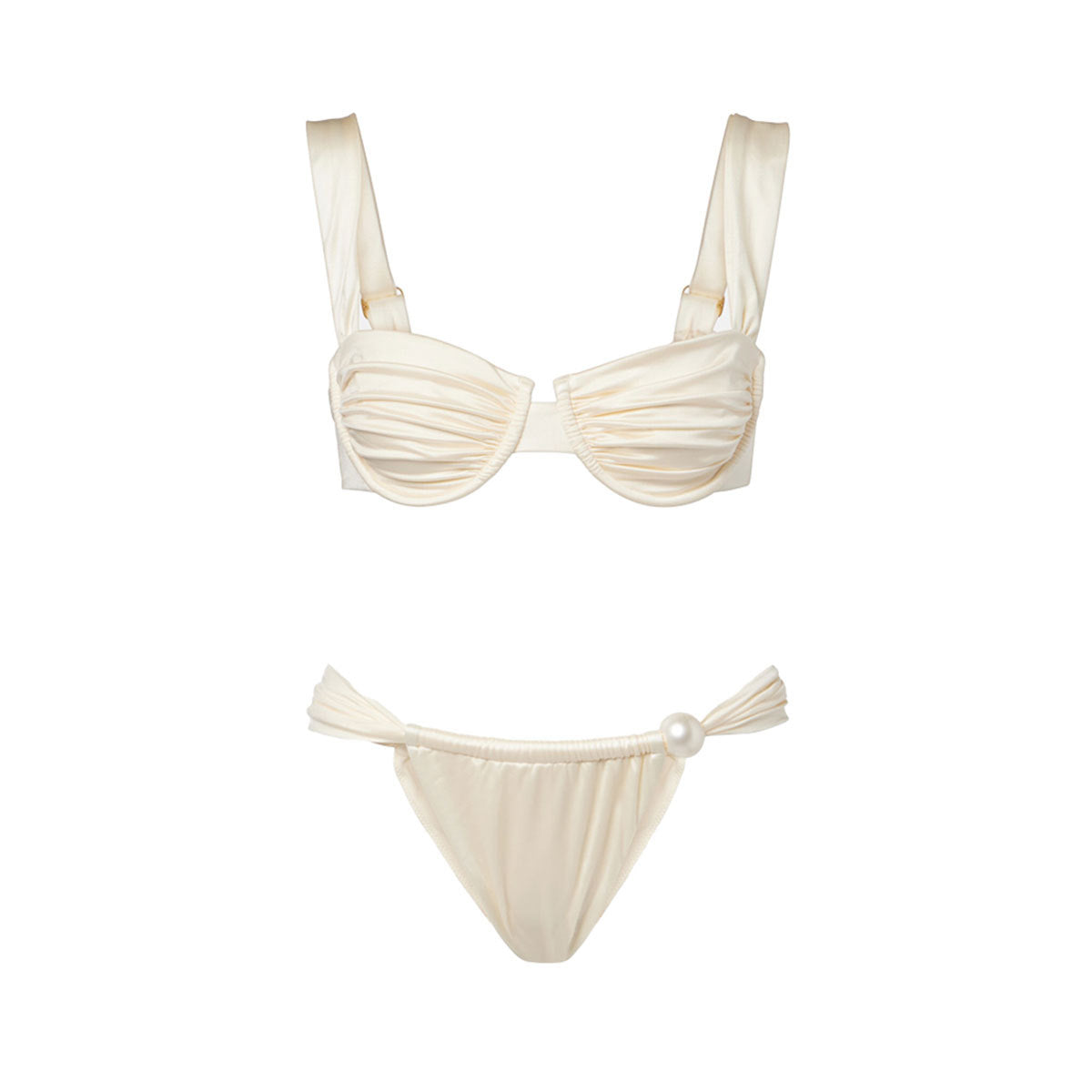 Solid Color One-piece Swimwear