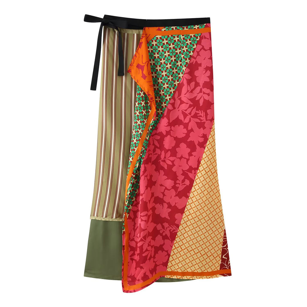 Women Clothing Summer All Match Printed Wrapping Towel