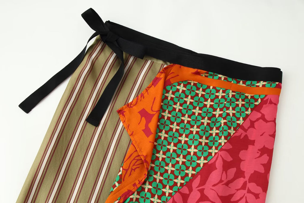 Women Clothing Summer All Match Printed Wrapping Towel