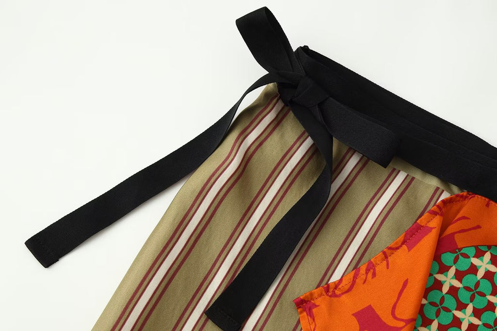 Women Clothing Summer All Match Printed Wrapping Towel