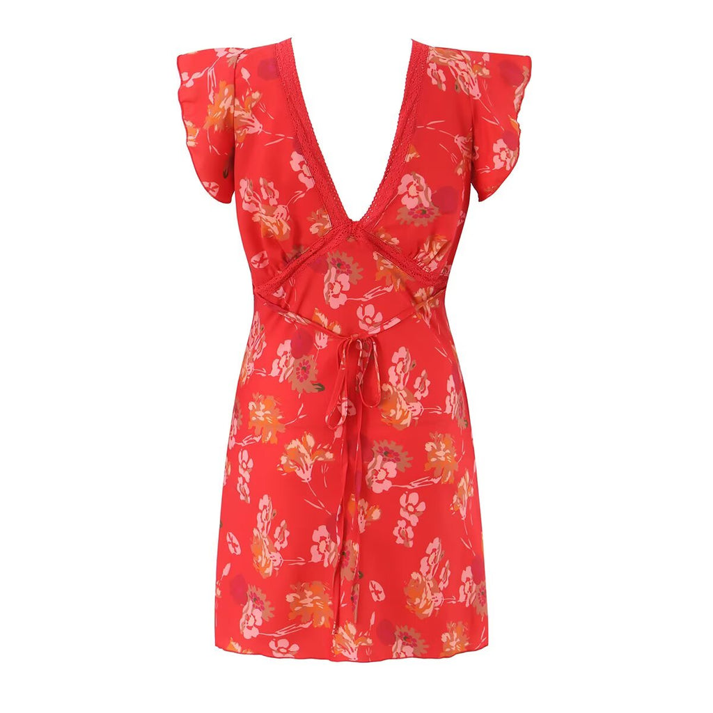 Women's Floral Sleeveless Dress