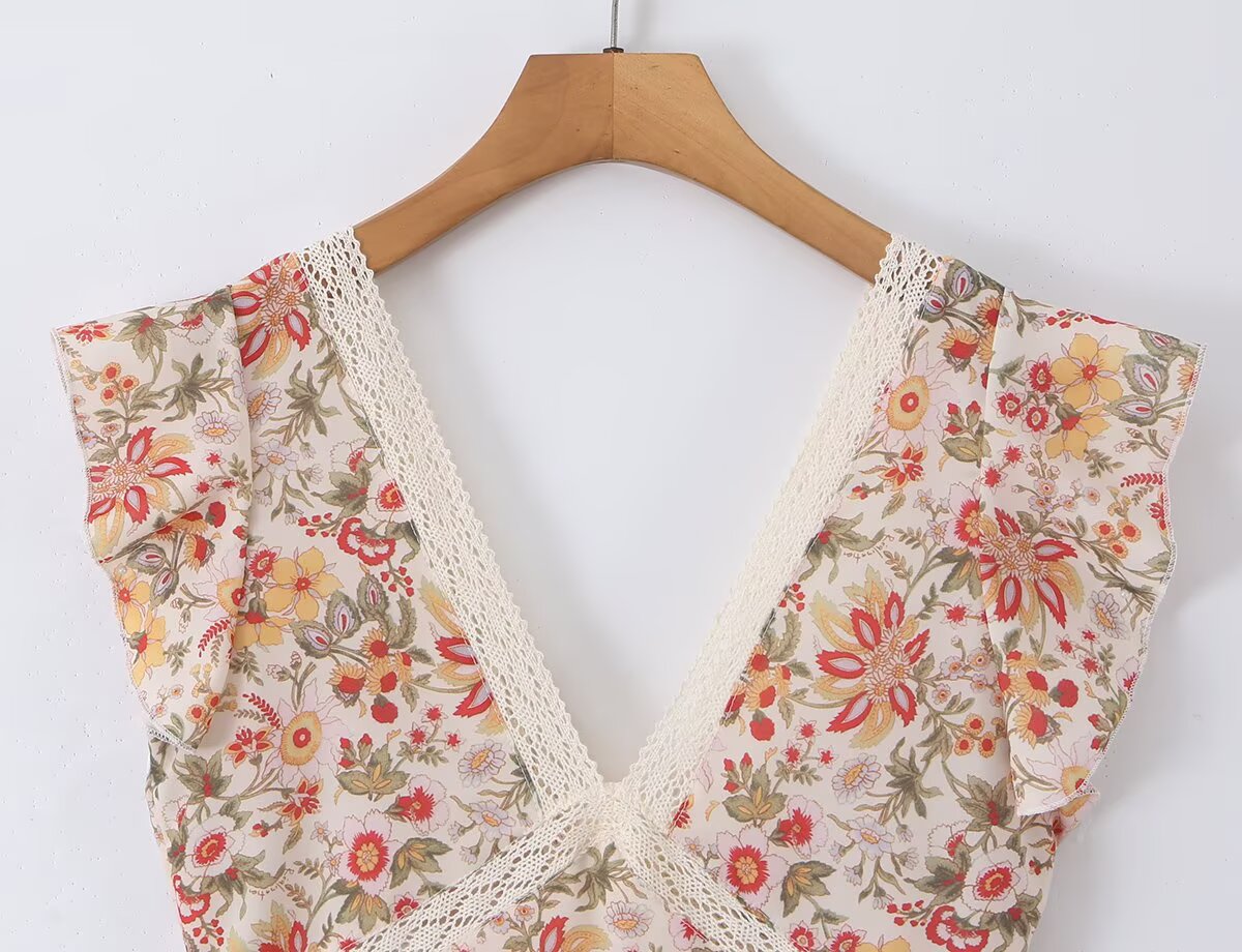 Women's Floral Sleeveless Dress