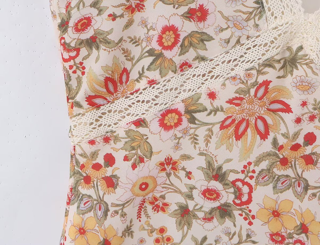 Women's Floral Sleeveless Dress