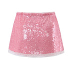 Women Clothing Fashionable All Match Sequined Mini Skirt