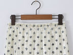 HW Sequined Polka Dot Skirt Women Summer Slimming
