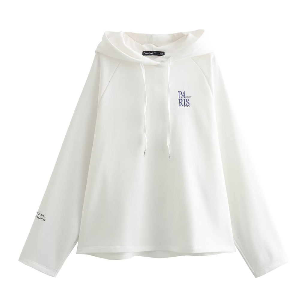 Women Clothing Casual Embroidered Hoodie
