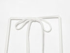 Women Clothing Summer Sexy Tulle Embroidered Hanging Collar