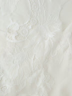 Women Clothing Autumn Korean Fresh Simple Elegant Sweet Lace Splicing Sling