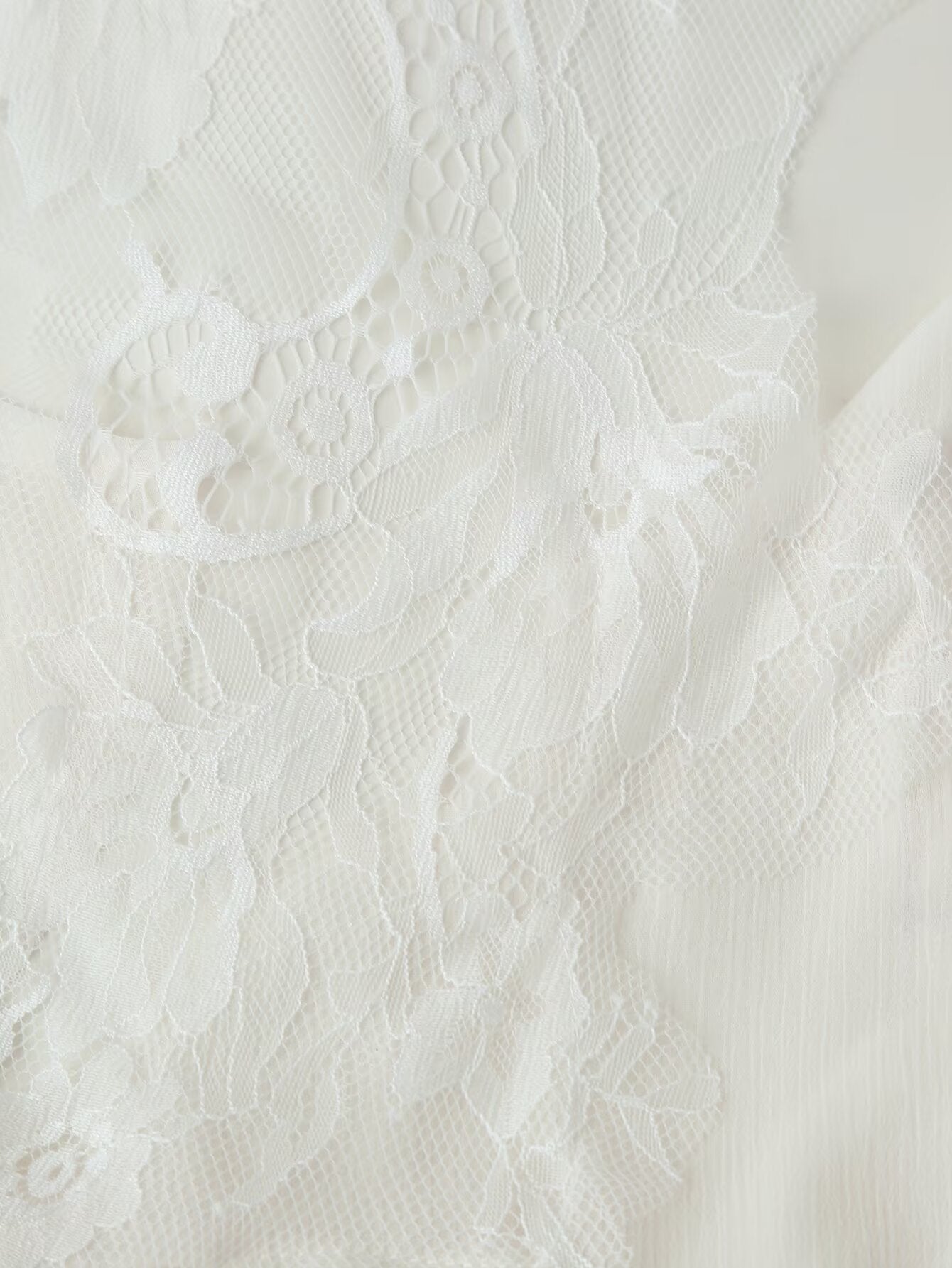 Women Clothing Autumn Korean Fresh Simple Elegant Sweet Lace Splicing Sling