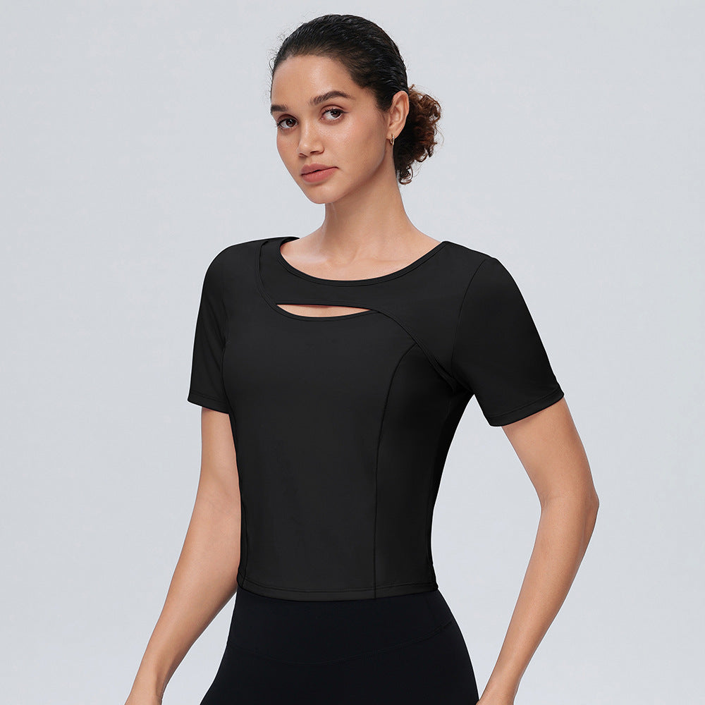 Yoga Wear Top Women Summer Sun Protection Cool Breathable