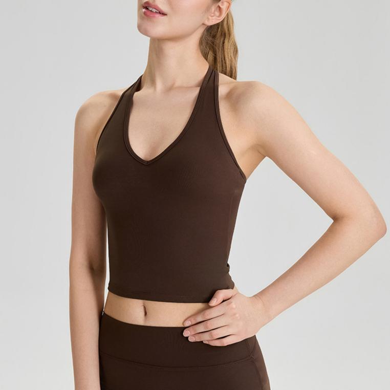 Women Shockproof Beauty Back Yoga Vest with Chest Pad