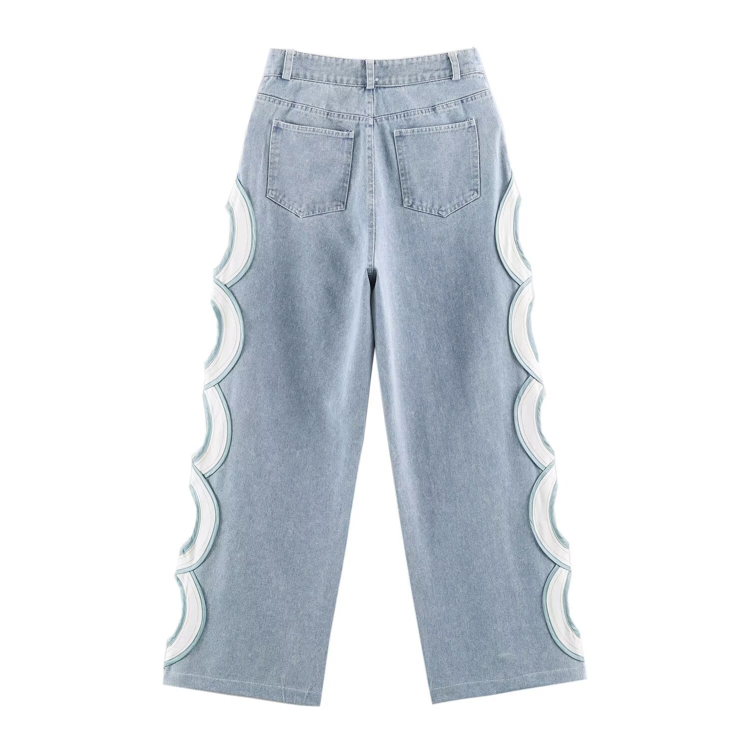 Spring Women Clothing Design Sensing Hollow Out CO HW Denim