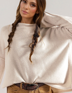 Autumn Winter Women Clothing Loose Fitting Solid Color Long