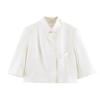 Women's Short Striped Blazer