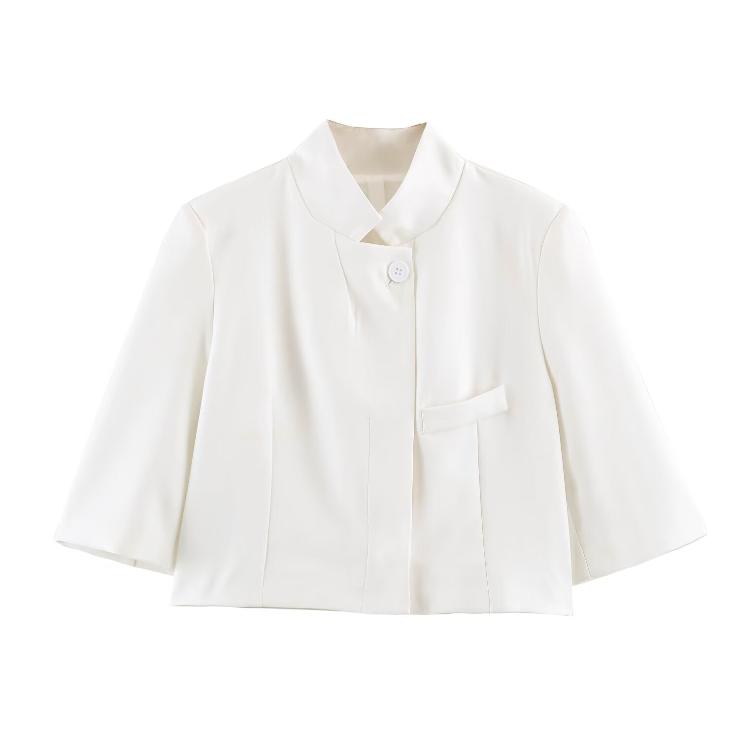 Women's Short Striped Blazer